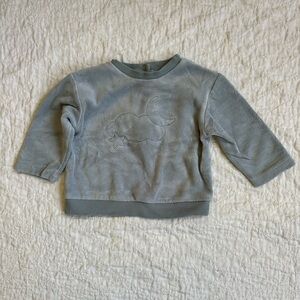 Blue Cloud & Moon Sweatshirt - 9mo